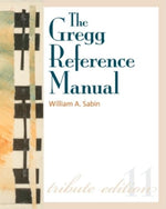 Book cover for The Gregg Reference Manual: A Manual of Style, Grammar, Usage, and Formatting