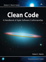 Book cover for Clean Code: A Handbook of Agile Software Craftsmanship