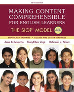 Book cover for Making Content Comprehensible for English Learners: The Siop Model, with Enhanced Pearson Etext -- Access Card Package