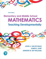 Book cover for Elementary and Middle School Mathematics: Teaching Developmentally