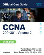 Book cover for CCNA 200-301 Official Cert Guide, Volume 2