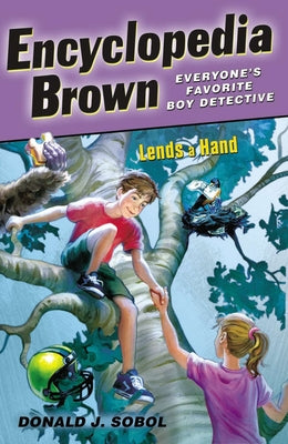 Book cover for Encyclopedia Brown Lends a Hand