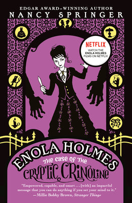 Book cover for Enola Holmes: The Case of the Cryptic Crinoline