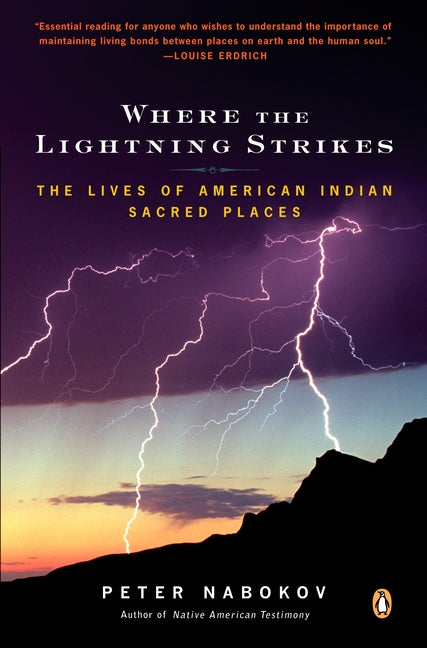 Book cover for Where the Lightning Strikes: The Lives of American Indian Sacred Places