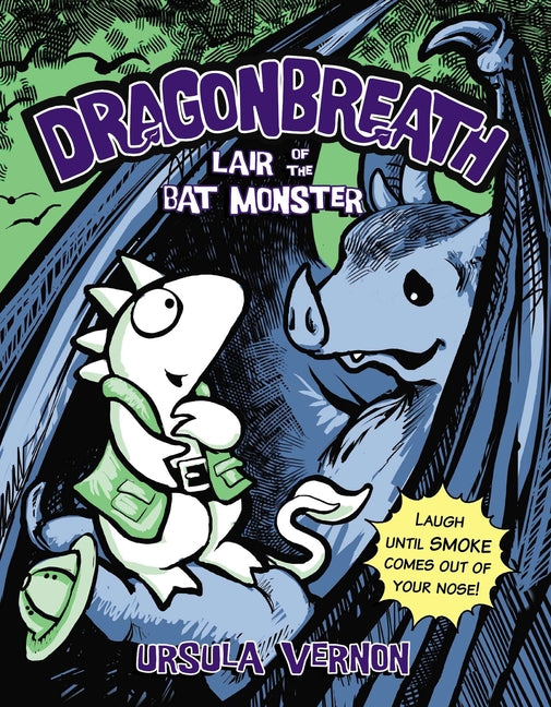 Book cover for Dragonbreath #4: Lair of the Bat Monster