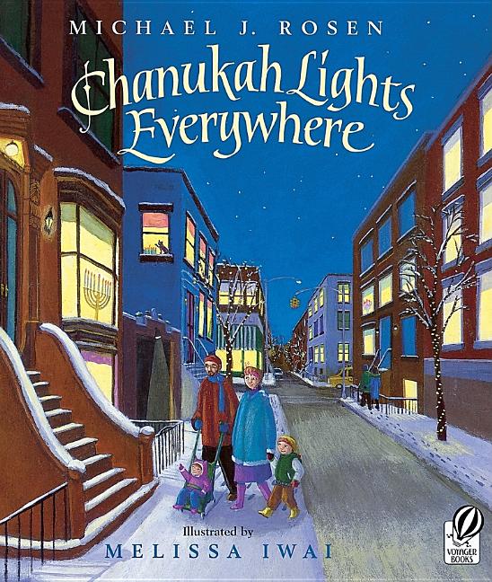 Book cover for Chanukah Lights Everywhere: A Hanukkah Holiday Book for Kids