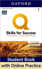 Book cover for Q3e 1 Listening and Speaking Student Book and IQ Online Pack