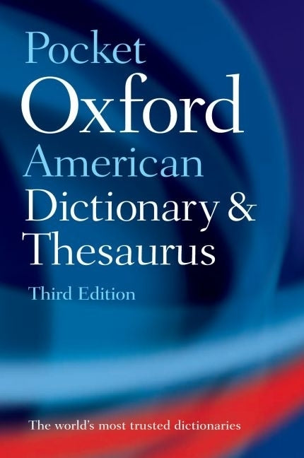 Book cover for Pocket Oxford American Dictionary and Thesaurus