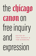 Book cover for Chicago Canon on Free Inquiry and Expression