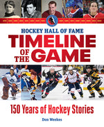 Book cover for Hockey Hall of Fame Timeline of the Game: 150 Years of Hockey Stories