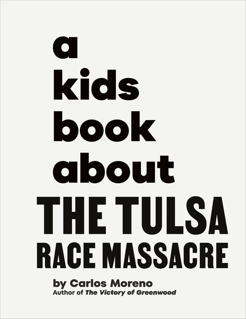 Book cover for Kids Book about the Tulsa Race Massacre