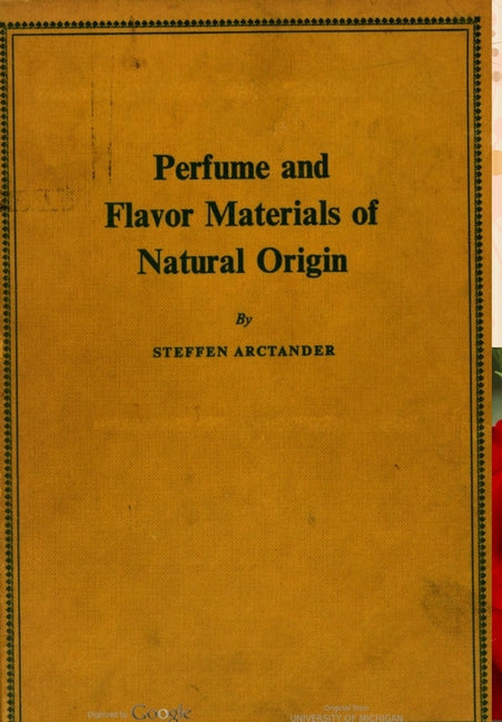 Book cover for Perfume and Flavor Materials of Natural Origin