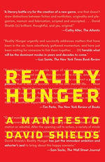 Book cover for Reality Hunger: A Manifesto