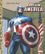 Book cover for The Courageous Captain America