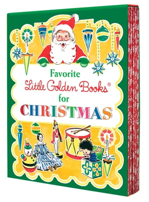 Book cover for Favorite Little Golden Books for Christmas 5-Book Boxed Set: The Animals' Christmas Eve; The Christmas Story; The Little Christmas Elf; The Night Befo