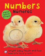 Book cover for Bright Baby Touch & Feel: Bilingual Numbers / Números: English-Spanish Bilingual