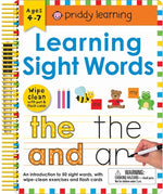 Book cover for Wipe Clean: Learning Sight Words: Includes a Wipe-Clean Pen and Flash Cards!