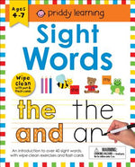 Book cover for Wipe Clean Workbook: Sight Words (Enclosed Spiral Binding): Ages 4-7; Wipe-Clean with Pen & Flash Cards