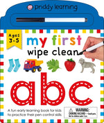 Book cover for My First Wipe Clean: ABC: A Fun Early-Learning Book for Kids to Practice Their Pen Control Skills