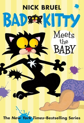 Book cover for Bad Kitty Meets the Baby (Paperback Black-And-White Edition)
