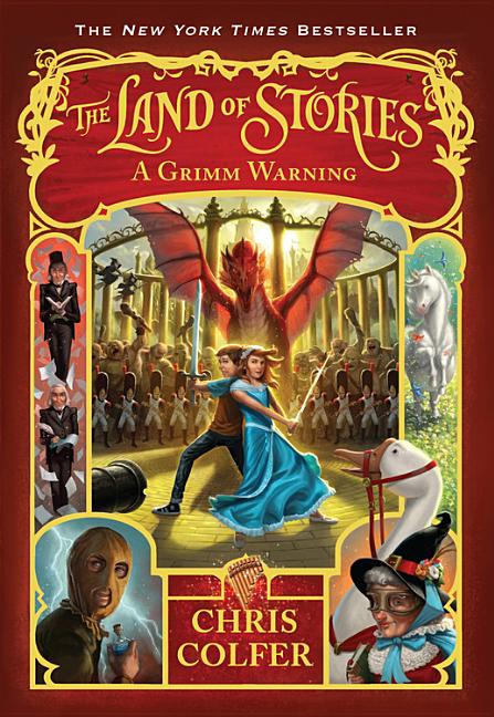 Book cover for The Land of Stories: A Grimm Warning
