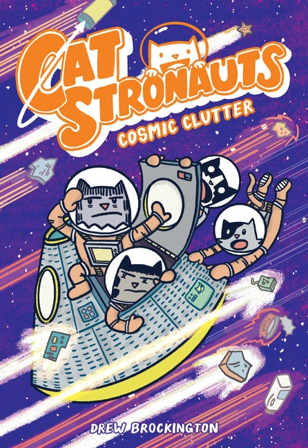Book cover for Catstronauts: Cosmic Clutter