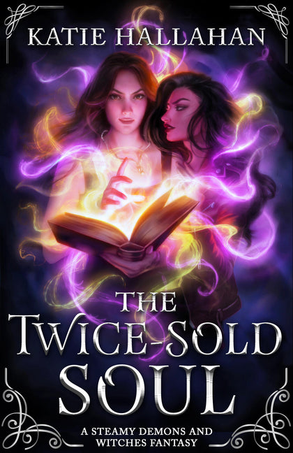Book cover for Twice-Sold Soul: A Steamy Demons and Witches Fantasy
