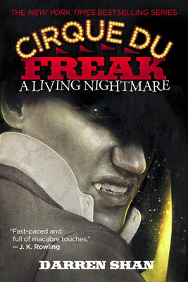 Book cover for A Cirque Du Freak: A Living Nightmare