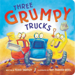 Book cover for Three Grumpy Trucks