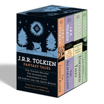 Book cover for Tolkien Fantasy Tales Box Set (the Tolkien Reader, the Silmarillion, Unfinished Tales, Sir Gawain and the Green Knight): Essays, Epics, and Translatio