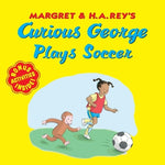 Book cover for Curious George Plays Soccer