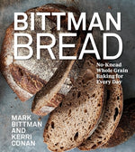 Book cover for Bittman Bread: No-Knead Whole Grain Baking for Every Day: A Bread Recipe Cookbook