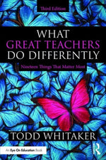 Book cover for What Great Teachers Do Differently: Nineteen Things That Matter Most