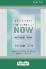Book cover for Practicing the Power of Now: Essential Teachings, Meditations, And Exercises From the Power of Now (16pt Large Print Edition)