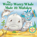 Book cover for Worry-Worry Whale Made 32 Mistakes