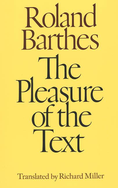 Book cover for Pleasure of the Text