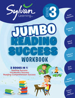 Book cover for 3rd Grade Jumbo Reading Success Workbook: 3 Books in 1--Spelling Success, Vocabulary Success, Reading Comprehension Success; Activities, Exercises & T