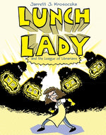 Book cover for Lunch Lady and the League of Librarians: Lunch Lady #2