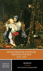 Book cover for Seventeenth-Century British Poetry, 1603-1660: A Norton Critical Edition