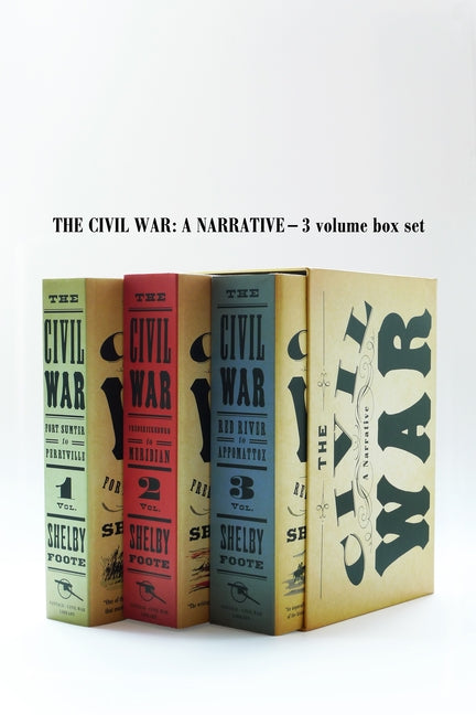 Book cover for Civil War: A Narrative - 3 Volume Box Set
