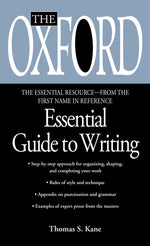 Book cover for Oxford Essential Guide to Writing