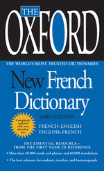 Book cover for The Oxford New French Dictionary: Third Edition