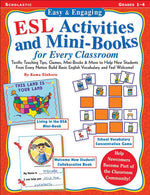 Book cover for Easy & Engaging ESL Activities and Mini-Books for Every Classroom: Teaching Tips, Games, and Mini-Books for Building Basic English Vocabulary!