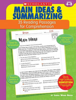 Book cover for 35 Reading Passages for Comprehension: Main Ideas & Summarizing: 35 Reading Passages for Comprehension