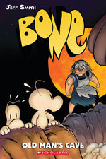 Book cover for Old Man's Cave: A Graphic Novel (Bone #6): Volume 6