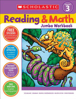 Book cover for Reading & Math Jumbo Workbook: Grade 3