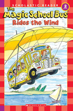 Book cover for The Magic School Bus Rides the Wind (Scholastic Reader, Level 2)