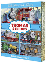 Book cover for Thomas & Friends Little Golden Book Library (Thomas & Friends): Thomas and the Great Discovery; Hero of the Rails; Misty Island Rescue; Day of the Die