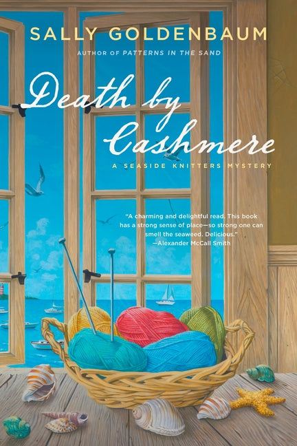 Book cover for Death by Cashmere: A Seaside Knitters Mystery