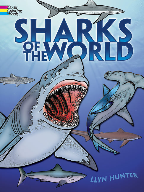 Book cover for Sharks of the World Coloring Book